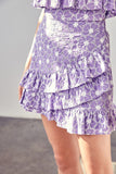 Do + Be Collection EYELET RUFFLE SKIRT