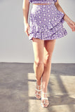 Do + Be Collection EYELET RUFFLE SKIRT