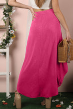 Load image into Gallery viewer, Ninexis Hi Low Pleated Detailed Flowy Summer Skirt