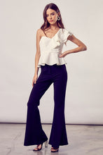 Load image into Gallery viewer, Do + Be Collection ONE SHOULDER RUFFLE PEPLUM TOP