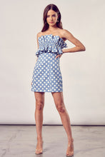 Load image into Gallery viewer, RUFFLE POLKA DOT DRESS