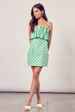 Load image into Gallery viewer, RUFFLE POLKA DOT DRESS