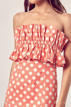 Load image into Gallery viewer, RUFFLE POLKA DOT DRESS