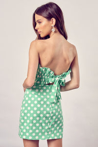 RUFFLE POLKA DOT DRESS