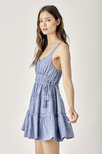 Load image into Gallery viewer, Mustard Seed SIDE TASSEL STRAP TIERED POLKA DOT DRESS