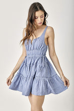 Load image into Gallery viewer, Mustard Seed SIDE TASSEL STRAP TIERED POLKA DOT DRESS