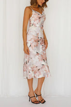 Load image into Gallery viewer, One and Only Collective Inc Floral Print Satin Midi Dress