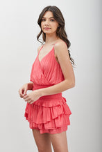 Load image into Gallery viewer, WRAP SMOCKED WAIST RUFFLE DRESS