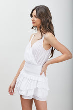 Load image into Gallery viewer, Do + Be Collection WRAP SMOCKED WAIST RUFFLE DRESS