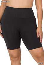 Load image into Gallery viewer, ZENANA PLUS ATHLETIC HIGH RISE BIKER SHORTS