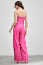 Load image into Gallery viewer, Do + Be Collection COWL NECK TRIM DETAIL JUMPSUIT