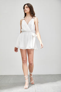 Do + Be Collection TRIM DETAIL SIDE TIE ROMPER