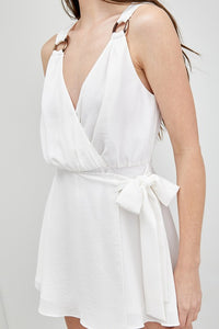 Do + Be Collection TRIM DETAIL SIDE TIE ROMPER