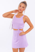 Load image into Gallery viewer, LE LIS SLEEVELESS CUT OUT MINI DRESS