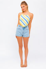 Load image into Gallery viewer, LE LIS SLEEVELESS KINT CROPPED TOP