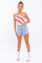 Load image into Gallery viewer, LE LIS SLEEVELESS KINT CROPPED TOP