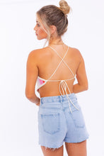 Load image into Gallery viewer, LE LIS SLEEVELESS KINT CROPPED TOP