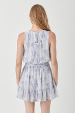 Load image into Gallery viewer, Mustard Seed SNAKE PRINTED OVERWRAP SMOCKED WAIST DRESS