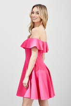 Load image into Gallery viewer, Do + Be Collection A LINE RUFFLE DRESS