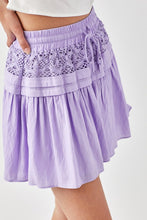 Load image into Gallery viewer, TRIM LACE WITH FOLDED DETAIL SKIRT