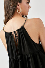 Load image into Gallery viewer, Mustard Seed HALTER NECK WITH BACK STRAP FLARED TOP