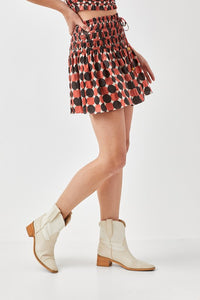 Mustard Seed POLKA DOT PRINTED RUFFLED SKORTS