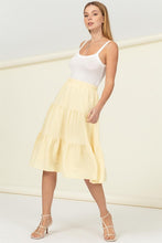 Load image into Gallery viewer, HYFVE CALL IT A DAY TIERED MIDI SKIRT