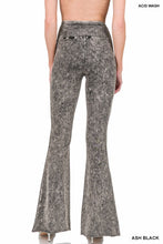 Load image into Gallery viewer, ZENANA ACID WASH HIGH WAIST RAW EDGE HEM PANTS