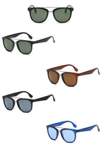 Load image into Gallery viewer, Round Brow-Bar Fashion Sunglasses