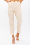 LE LIS High-Waisted Crop Pants