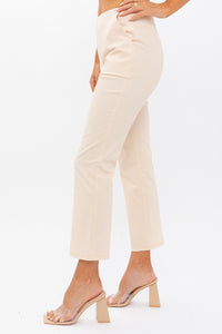 LE LIS High-Waisted Crop Pants