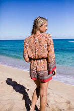 Load image into Gallery viewer, TIMING BOHO BRUNCH FLORAL  PRINT ROMPER