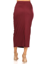 Load image into Gallery viewer, Moa Collection Solid Midi Pencil Skirt