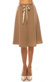 Moa Collection Solid A-line Skirt