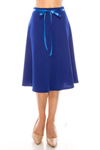 Moa Collection Solid A-line Skirt