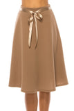 Moa Collection Solid A-line Skirt