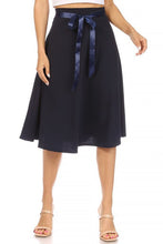 Load image into Gallery viewer, Moa Collection Solid A-line Skirt