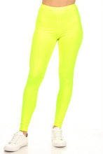 Load image into Gallery viewer, Moa Collection Solid high rise fitted leggings