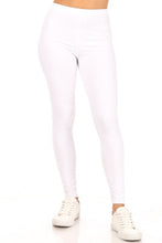 Load image into Gallery viewer, Moa Collection Solid high rise fitted leggings