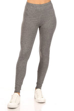 Load image into Gallery viewer, Moa Collection Solid high rise fitted leggings