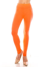 Load image into Gallery viewer, Moa Collection Solid high rise fitted leggings