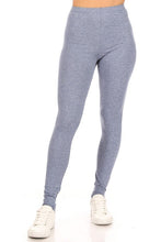 Load image into Gallery viewer, Moa Collection Solid high rise fitted leggings