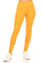 Load image into Gallery viewer, Moa Collection Solid high rise fitted leggings