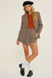 Lush Clothing Plaid Skort