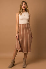 Load image into Gallery viewer, Gilli Herringbone Stripe Sweater Skirt