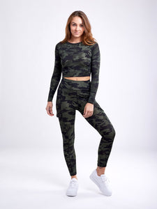 Jupiter Gear Long-Sleeve Crop Top