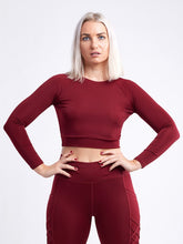 Load image into Gallery viewer, Jupiter Gear Long-Sleeve Crop Top