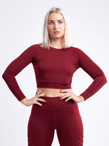 Jupiter Gear Long-Sleeve Crop Top