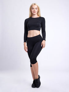 Jupiter Gear Long-Sleeve Crop Top