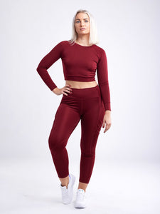 Jupiter Gear Long-Sleeve Crop Top